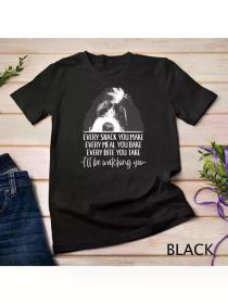 Bernedoodle Bernese Mountain Dog Doodle Every Snack You Make Unisex T-shirt, (Color: Black, size: XXXL)