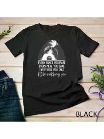 Bernedoodle Bernese Mountain Dog Doodle Every Snack You Make Unisex T-shirt, (Color: Black, size: M)