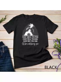 Bernedoodle Bernese Mountain Dog Doodle Every Snack You Make Unisex T-shirt, (Color: Black, size: S)