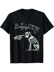 Hand Boop Boxer Dog Puppy Dog Halloween Costume T-ShirtHand Boop Boxer Dog Puppy Dog Halloween Costume T-ShirtHand Boop Boxer Dog Puppy Dog Hallo (Color: Black, size: L)