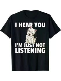 New Limited Edition West Highland White Terrier Gift, West Highland Dog T-Shirt, Four Seasons, Family T-Shirt (Color: Black, size: M)