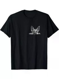 German Shepherd Lover's Delight: Comfy Cotton T-Shirt with Humorous Dog Design - Perfect for Pet Enthusiasts & Casual Attire (Color: Black, size: XL)